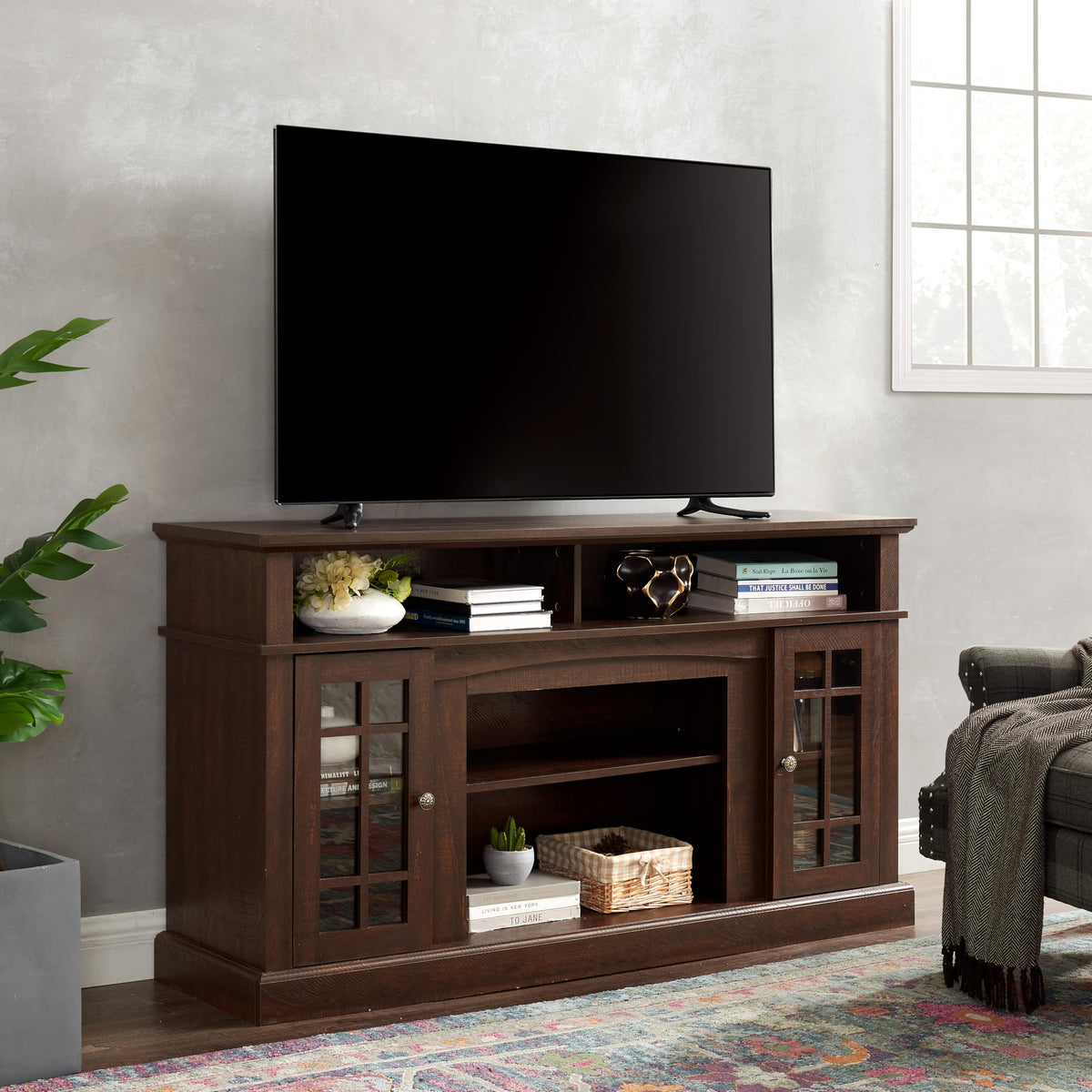 Espresso TV Media Stand with Storage F4311