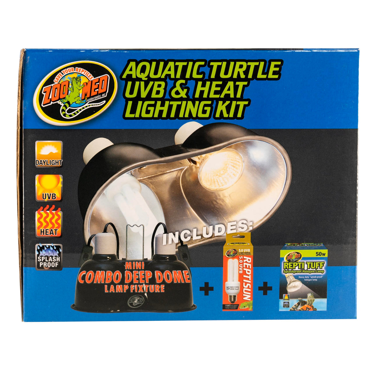 Aquatic Turtle Heat UVB Light Kit Y661